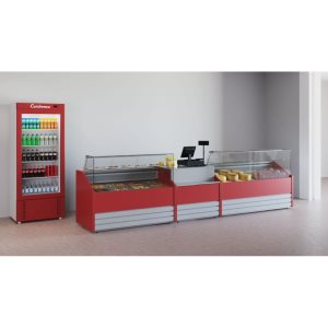 Витрина морозильная Carboma GC75 SL 1,5-1 фронт нестандартный цвет - Изображение 6