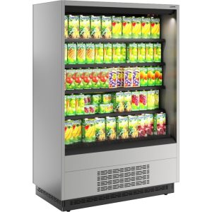 Горка холодильная Carboma FC20-07 VM 1,3-2 0300 (версия 2.0) (9006-9005) (бок металл)