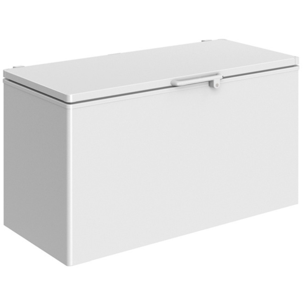 Ларь морозильный с глухой крышкой CRYSPI CF600S нерж. 1 корзина