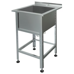 Ванна моечная с бортом МХМ МБ-1-0,45-0,8/1,55 (AISI 430, t=0,6)