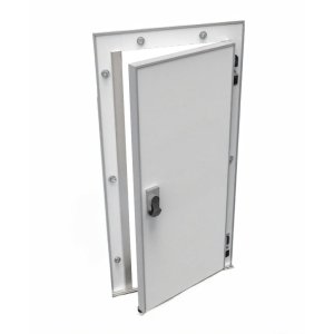 Дверь холодильная распашная одностворчатая НТ-РДО-900*1900/80 (с металлической рамой) - Изображение 2