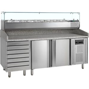 Стол холодильный для пиццы TEFCOLD PT1310 + VK38-200