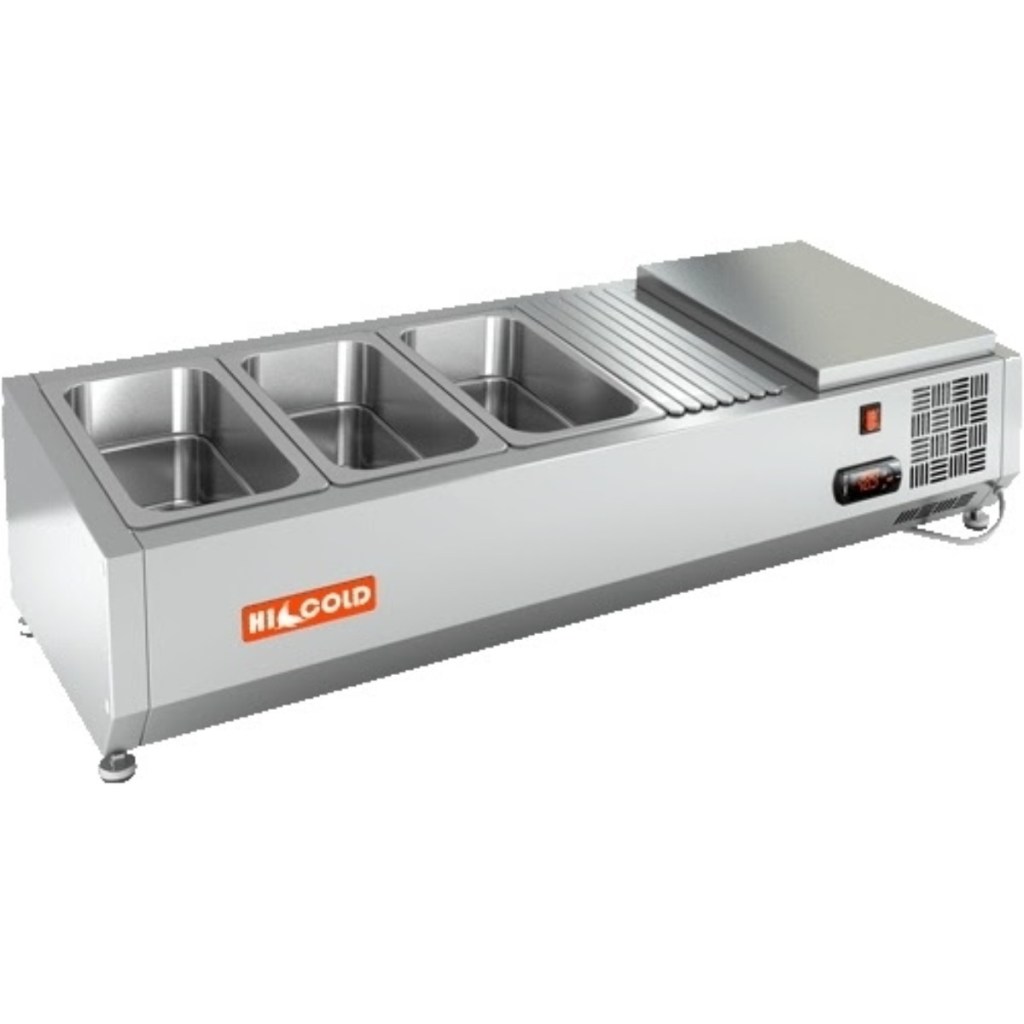 Витрина холодильная для ингредиентов HICOLD VRTO 1000 1/4