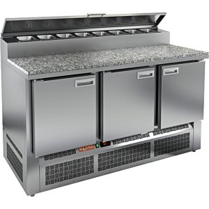 Стол холодильный для пиццы HiCold PZE2-111/GN камень