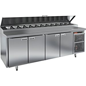 Стол холодильный для пиццы HiCold PZ1-1111/GN (1/3H) M (R290)