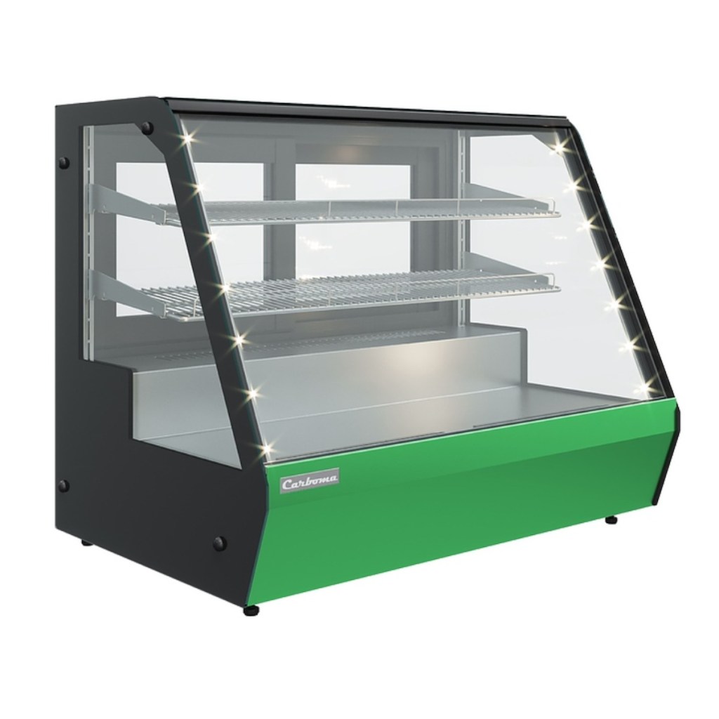 Витрина нейтральная (неохлаждаемая) настольная Carboma A59 N 0,9-1 (фронт стандартный цвет)