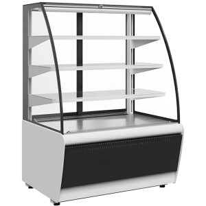 Витрина кондитерская Carboma K70 VM 1,3-2 Standard (9006-9005) (ВХСв-1,3д Carboma ТЕХНО) 