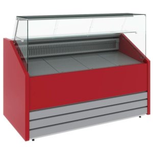 Витрина холодильная Carboma GC75 VV 1,5-1 фронт стандартный цвет (динамика)