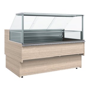 Витрина холодильная Carboma GC110 SV 2,5-1 (ВХСр-2,5 Carboma GC 110) (1006 дуб)