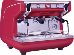 Кофемашина Nuova Simonelli Appia Life Compact 2 Gr S красная, высокая группа