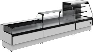 Витрина холодильная GC95 SL 1,8-1 с боковинами (версия 2.0) 9006-9005 - Изображение 3