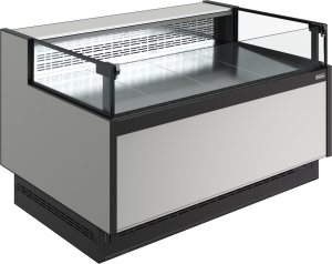 Витрина холодильная Carboma GC110 SM 1,5-2 открытая с боковинами (версия 2.0) (9006-0430)