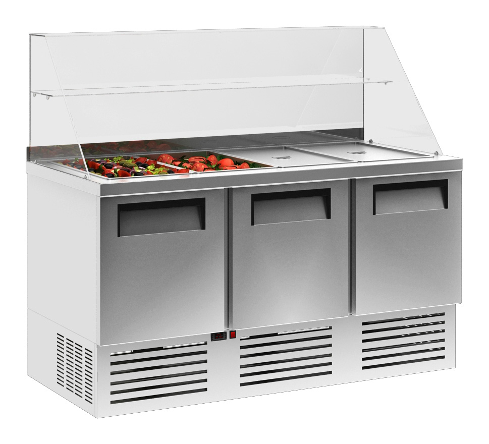 Холодильный стол для приготовления салатов Carboma T70 M2salGN-2 0430 - Изображение 2