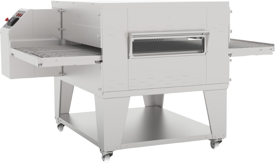 Печь электрическая для пиццы конвейерная Абат ПЭК‑800/2 с дверцей