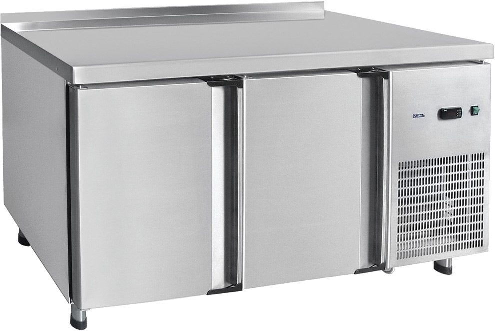 Стол холодильный Abat СХС-60-01 с бортом (ящики 1/2, дверь)