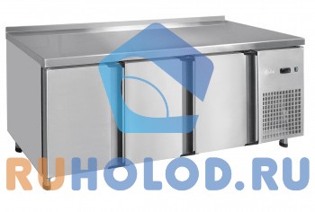 Стол холодильный Abat СХС-60-02 с бортом (ящики 1/2, дверь, ящики 1/2)