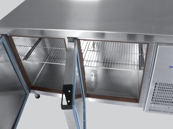 Стол холодильный Abat СХС-60-01-СО (охлаждаемая столешница) без борта (ящики 1/2, ящики 1/2) - Изображение 2