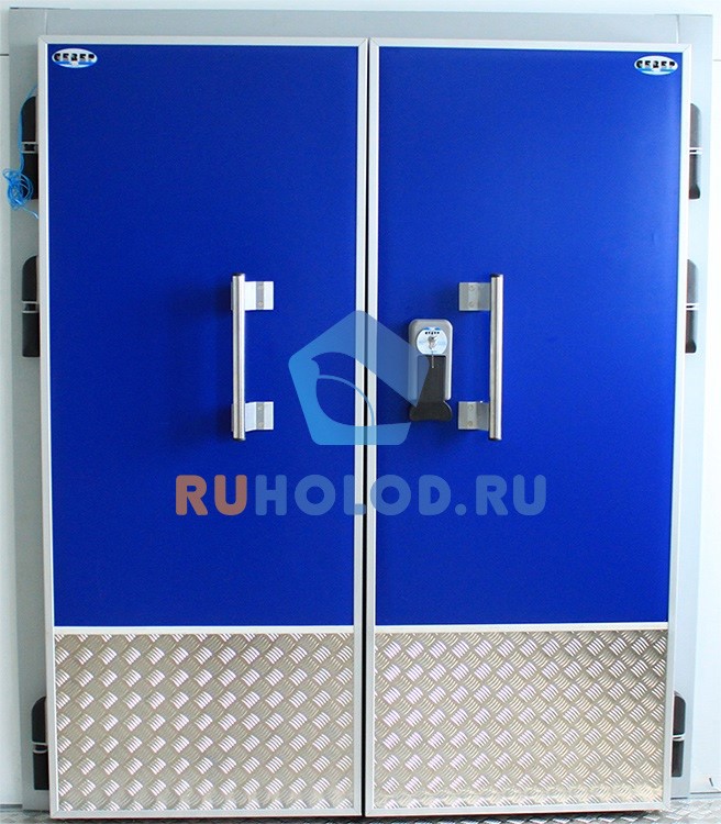 Дверь холодильная распашная двустворчатая СТ-РДД-1400*1856/80