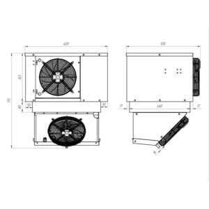 Моноблок холодильный среднетемпературный Intercold ММСМ-115 FT T (опция -30° С) - Изображение 3