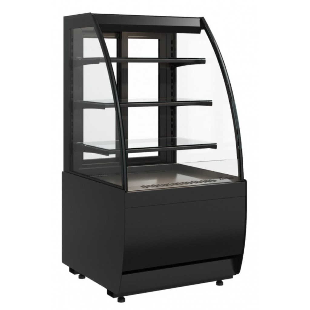 Витрина кондитерская Carboma K70 VM 0,6-2 Standard открытая (версия 2.0) (9005)