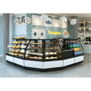 Витрина кондитерская Carboma K70 VV-3 Standard (версия 2.0) (9005) угловая - Изображение 2